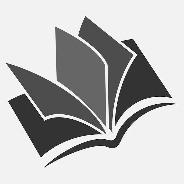 ícone vetorial de um livro aberto4