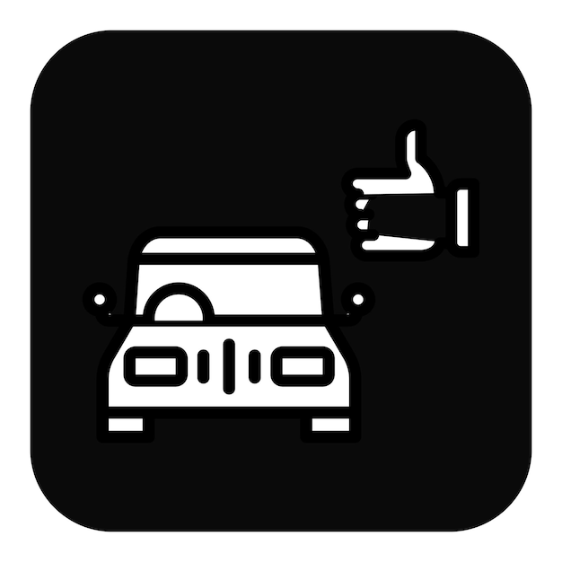 Vetor Ícone vetorial recomendado pode ser usado para o conjunto de ícones de lavagem de carros