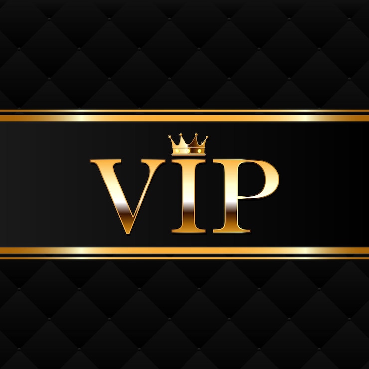 Vetor ícone vip de vetor de ouro e coroa com gemas