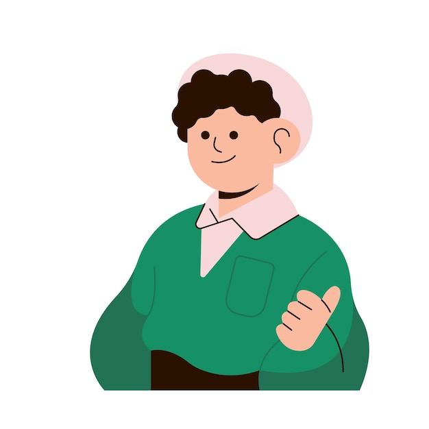 Ícones de avatar de pessoas. Personagens de ilustração vetorial para mídias sociais e redes, perfil de usuário