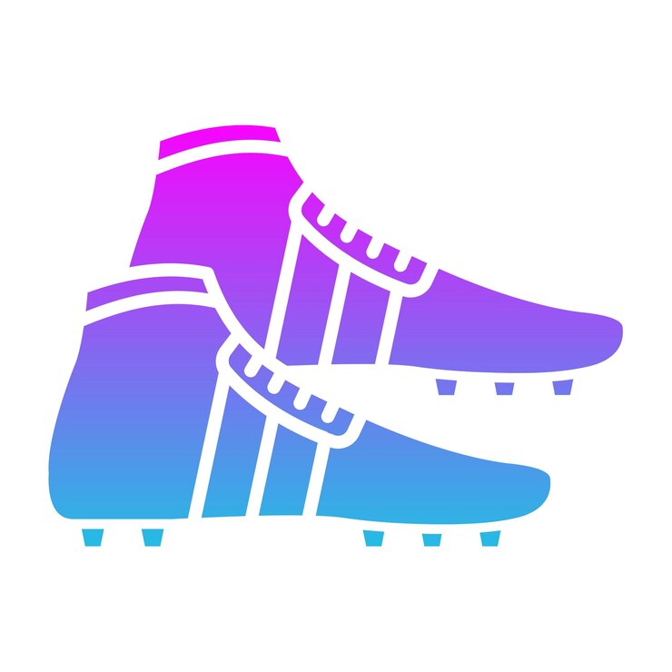 Vetor ícones de botas de futebol