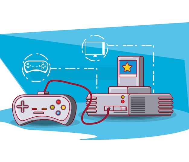 ícones de console de videogame