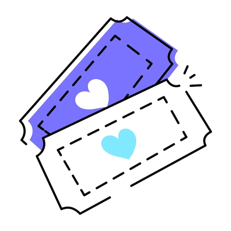 Vetor ícones de doodle de comida e decoração para o dia dos namorados