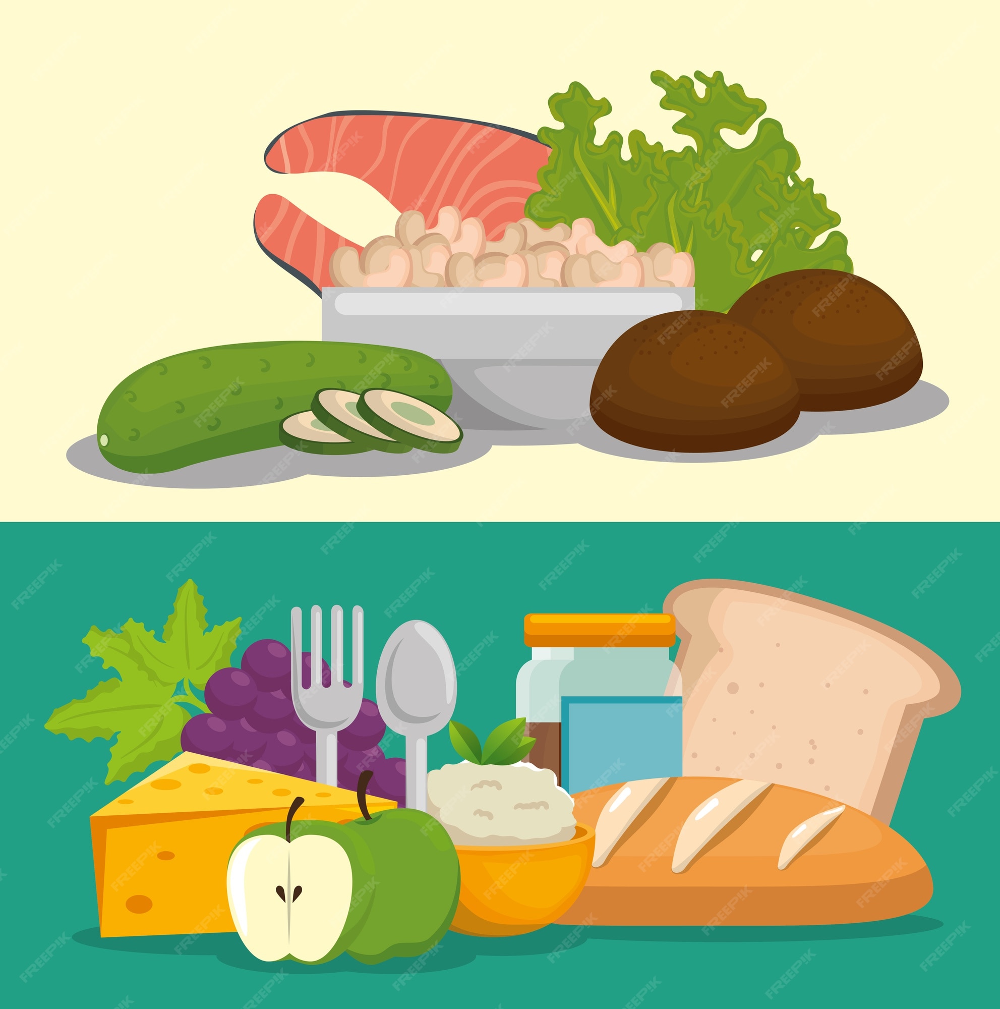 Vetores de Jogo Do Alimento Tradicional Vamos Comer Algo Delicioso Comida  Saborosa Ícones Para Logotipos E Etiquetas Do Menu e mais imagens de Almoço  - iStock