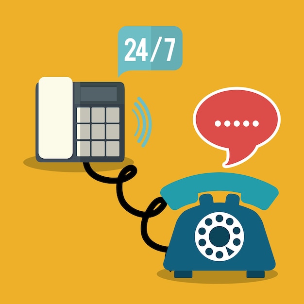 ícones de serviço de call center