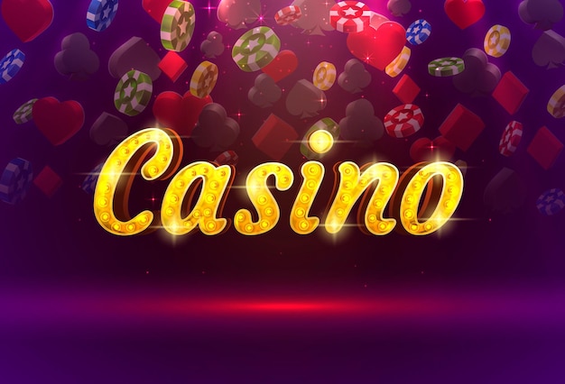 Ícones de slots de cassino caça-níqueis caça-níqueis noite vegas vetor