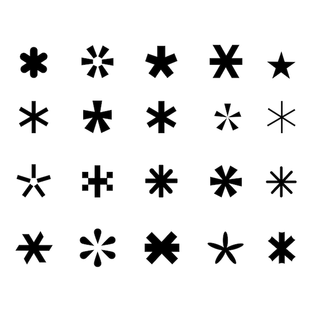 ícones de tar Ilustração vetorial em fundo branco