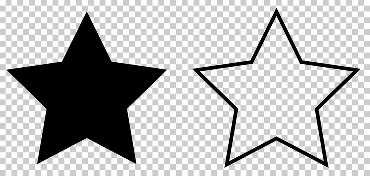 Vetor ícones de vetor de estrela