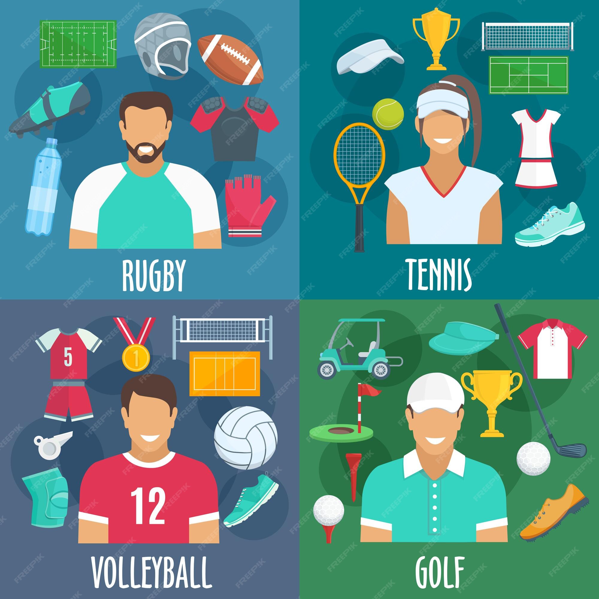 Conceito de infográfico de jogo de golfe isométrico com jogadores de  carrinho de golfe vestindo roupas esportivas e segurando tacos