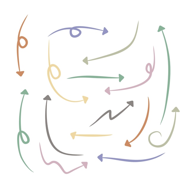 Ícones e gráficos de arte vetorial de seta