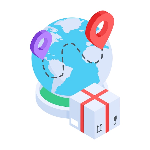 Icones isométricos de ofertas de compras