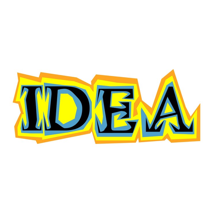 Vetor ideia. arte de grafite na parede