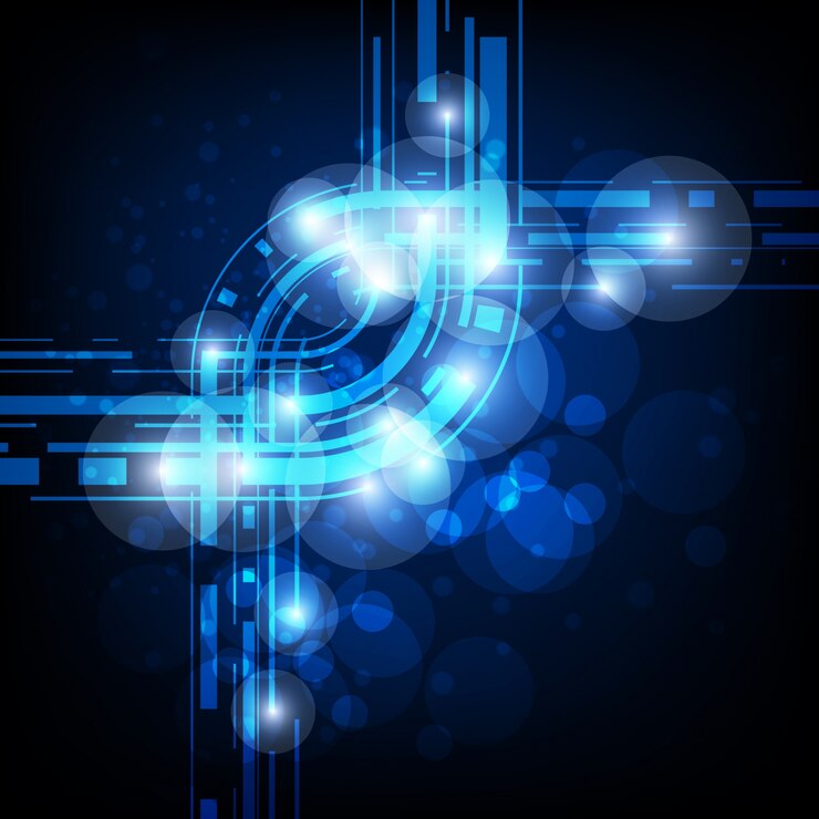 Vetor ideia sistema de informação virtual integrado