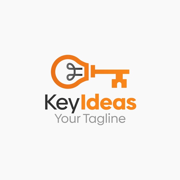Ideias-chave Logo Vector Template Design Bom para negócios Startup Agência e Organização