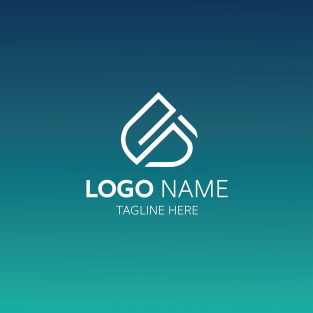 Vetor ideias de design de logotipo de negócios de uma empresa vetorial