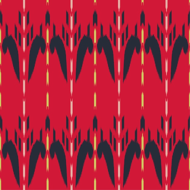 Ikat seamless pattern design