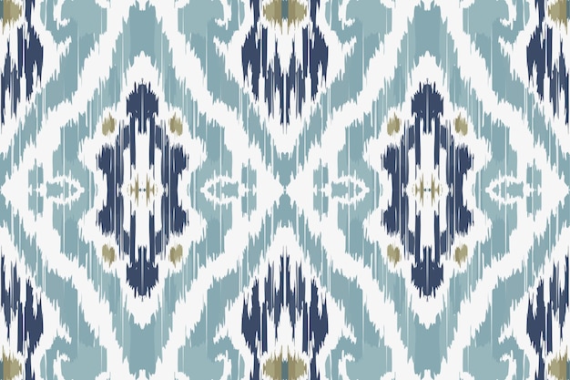 Ikat tribo indiano padrão sem costura tecido étnico asteca tapete mandala ornamento nativo boho chevron