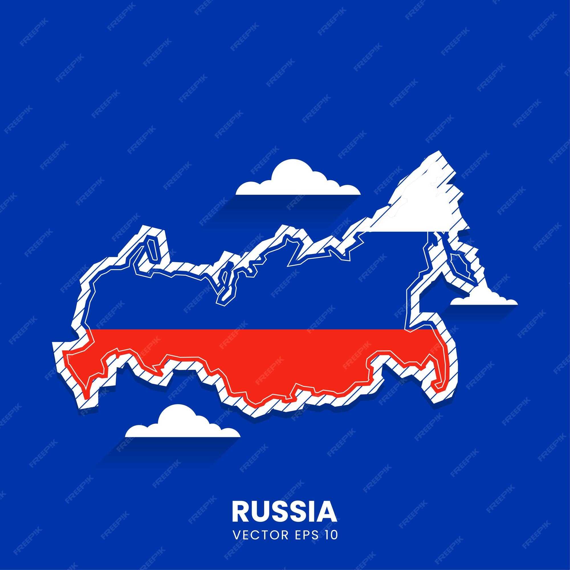 Mapa político de Rússia ilustração do vetor. Ilustração de fundo - 82697950