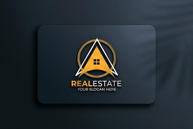 ILLUSTRADOR de imóveis amarelo VECTOR EPS LOGO TEMPLO DE DESENHO