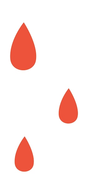 Ilustra??o de gotas de sangue