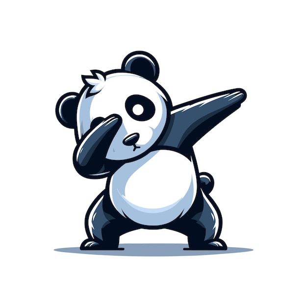 Vetor ilustra??o vetorial de panda fofo