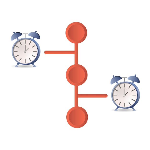 Ilustração 3d de ícone de linha de tempo definida da coleção de desenvolvimento corporativo ícone 3d de linha de tempo definida criativa para infográficos de modelos de design da web e muito mais