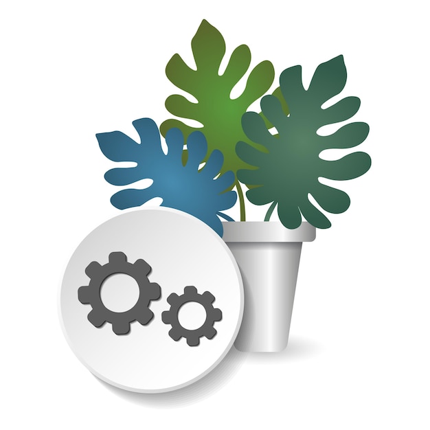 Ilustração 3d do ícone de gerenciamento de ambiente da coleção de gerenciamento da empresa ícone 3d de gerenciamento de ambiente criativo para infográficos de modelos de web design e muito mais