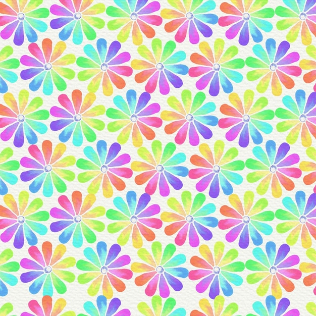 Vetor ilustração abstrata da aguarela com flores de verão