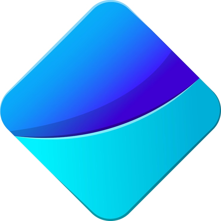 Vetor ilustração abstrata do logotipo quadrado em estilo moderno e minimalista
