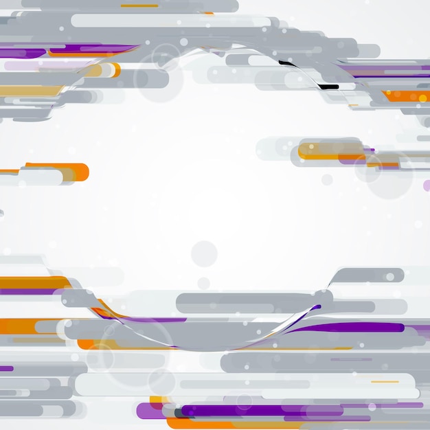 Ilustração abstrata futurista