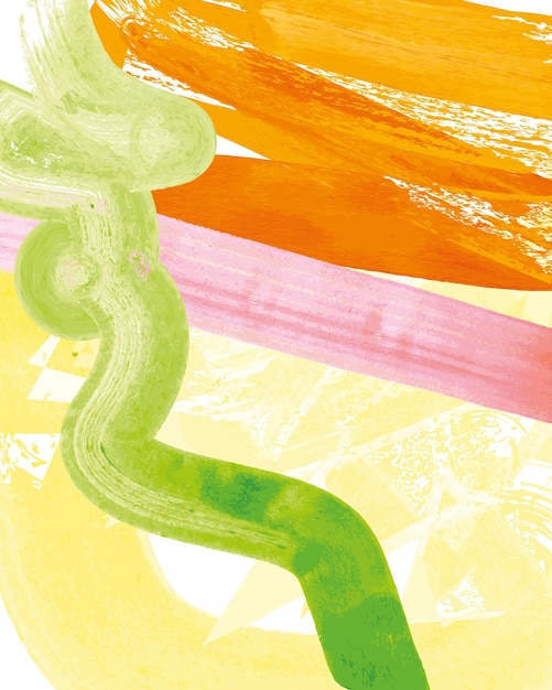 Vetor ilustração abstrata para banner de pôster ou cartão postal pinceladas de aquarela fundo vetorial