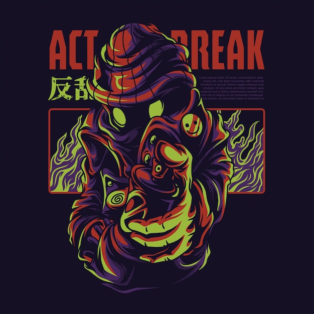 Ilustração act break