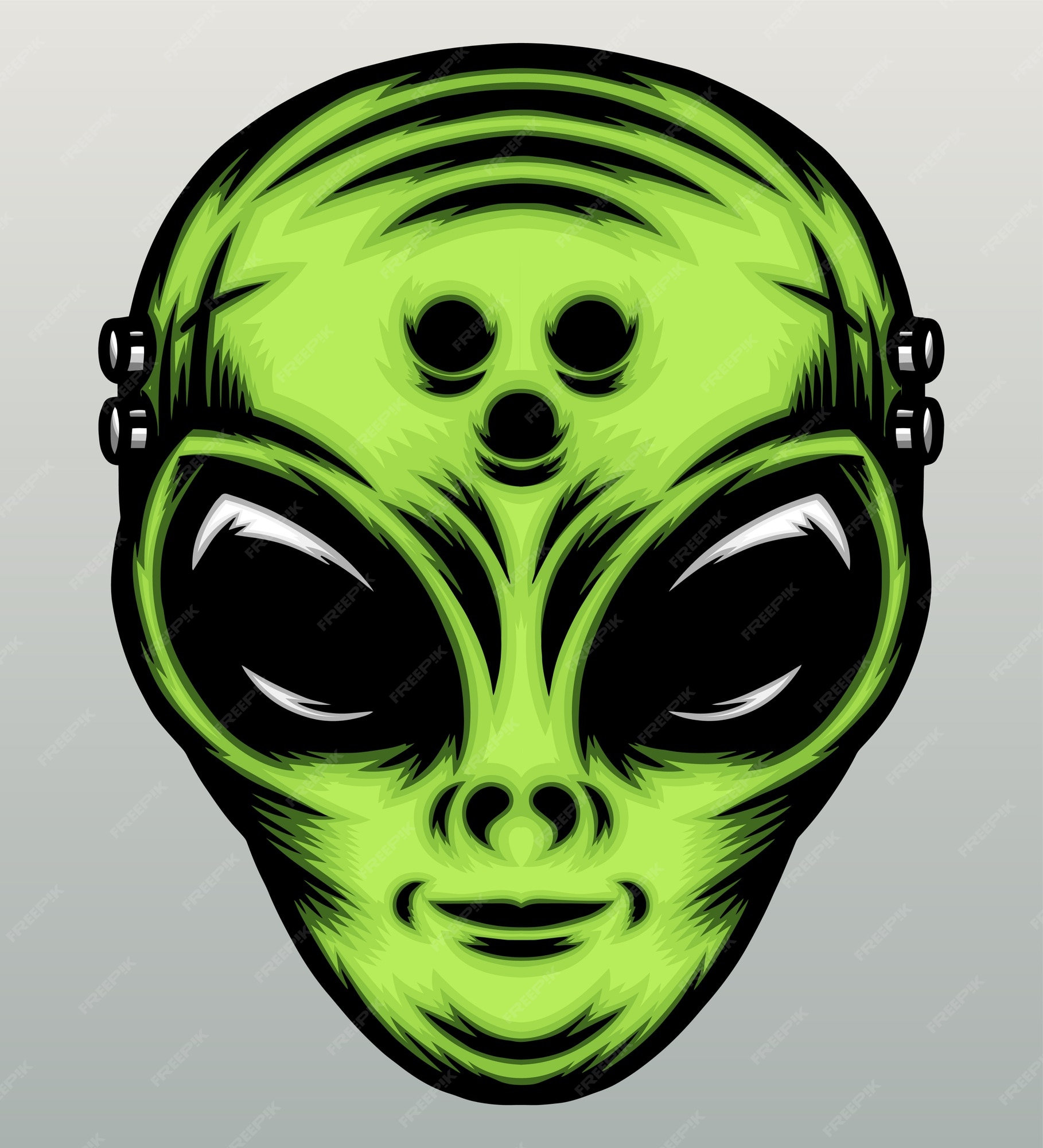 Alien psicodélico engraçado com rosto de sorriso derretidologotipo de  ilustração de personagem de desenho animado em vetorsorriso rosto groovy  alienígena verde meltacidtechnotrippy print para camiseta conceito de  cartão-postal