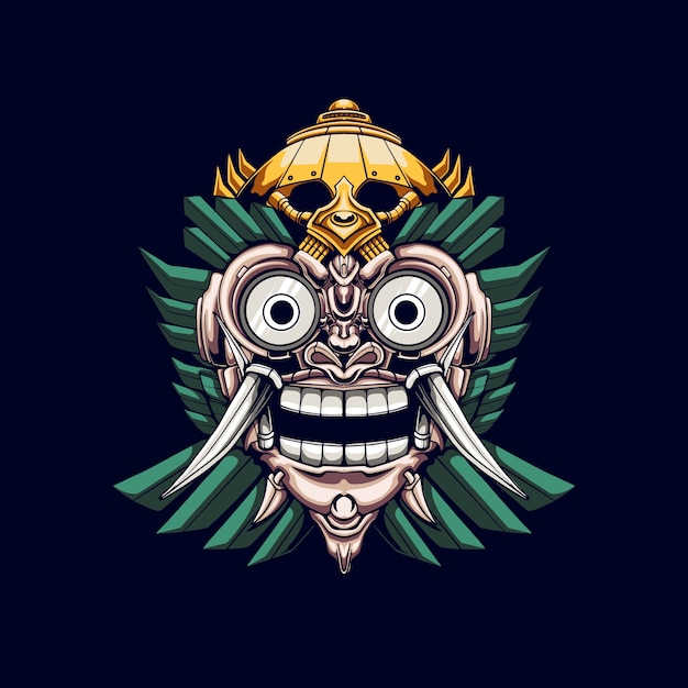 Ilustração Barong Mask Mecha