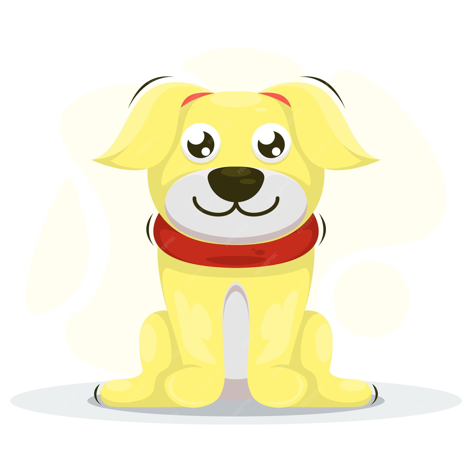 Cão Simplificou A Ilustração Bonita Royalty Free SVG, Cliparts, Vetores, e  Ilustrações Stock. Image 74141314