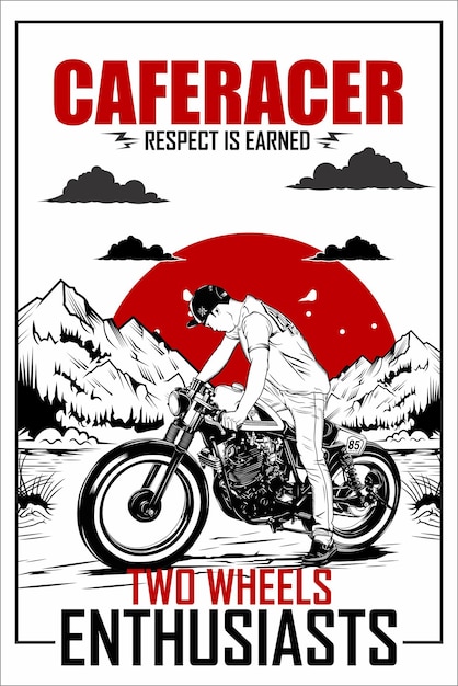 Ilustração caferacer