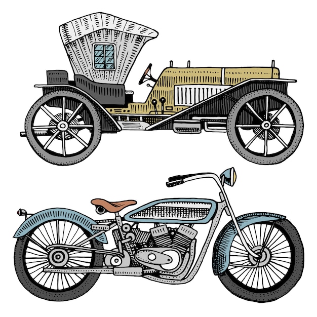 Arquivos desenho moto classica ⋆