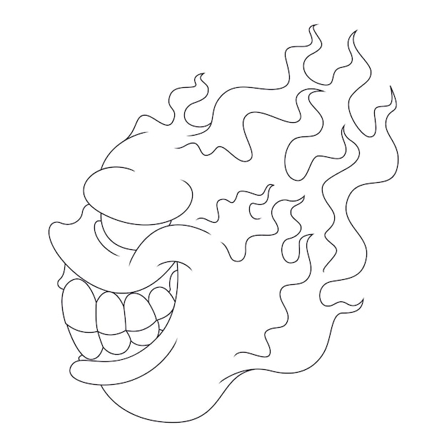 Desenho De Ilustração Chama Sorridente Animado Fogo PNG , Desenho De Carro,  Desenho De Fogo, Desenho De Desenho Animado PNG Imagem para download  gratuito