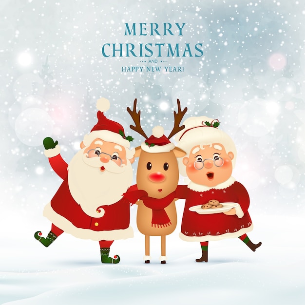Ilustração com tema de Natal