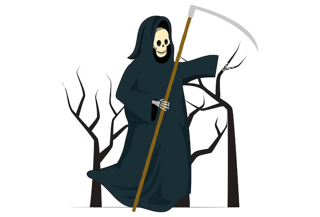 Ilustração conceitual de Green Reaper elegante e bonita