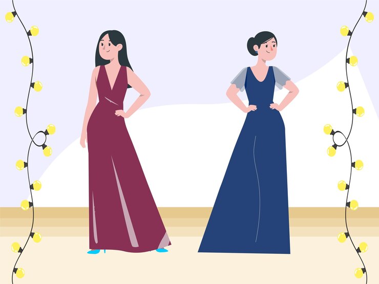 Vetor ilustração conceitual luxuosa elegante e bonita