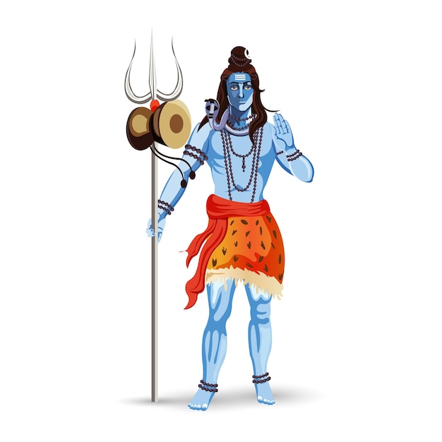 Vetor ilustração criativa do senhor shivji