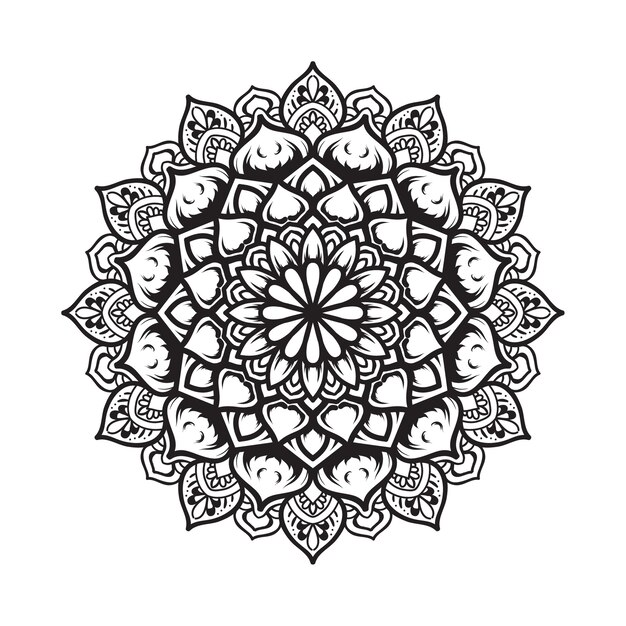 Ilustração da arte da mandala