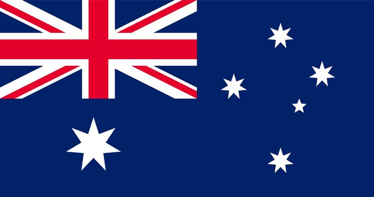 Vetor ilustração da bandeira da austrália