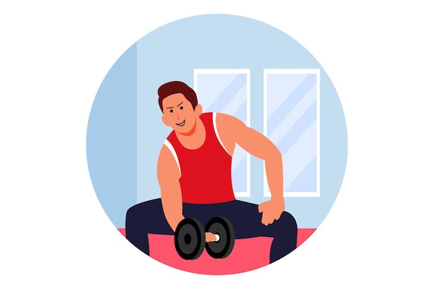 Ilustração da designação do plano de treino