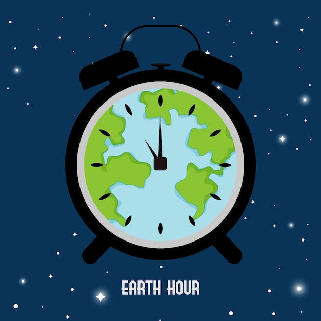 Ilustração da Hora da Terra