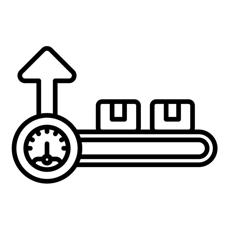 Vetor ilustração da linha de capacidade
