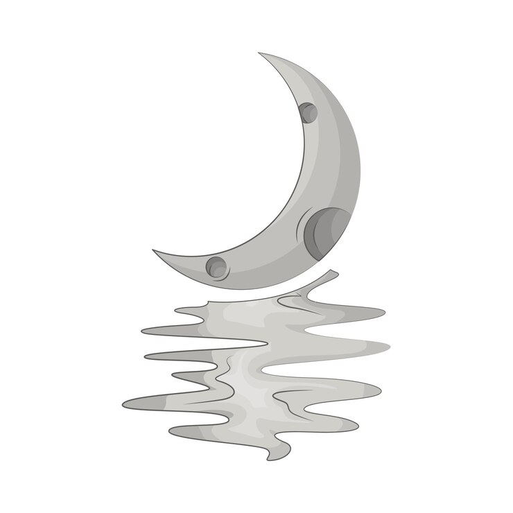 Vetor ilustração da lua