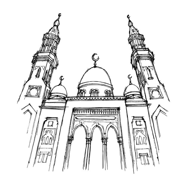 Ilustração da mesquita