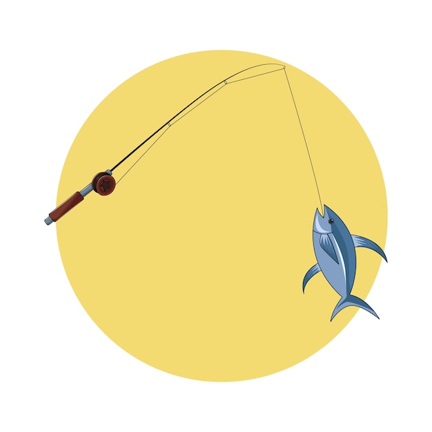 Ilustração da pesca